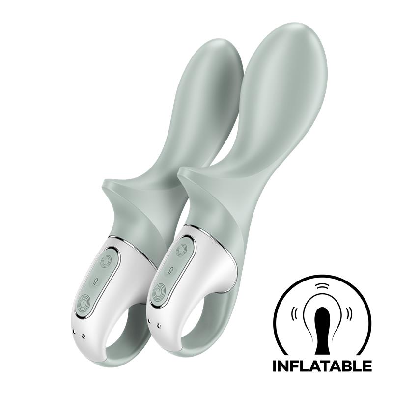 Air Pump Booty 3 Inflatable Anal Toy Air Pump Booty 3 Inflatable Anal Vibrator Grey Green