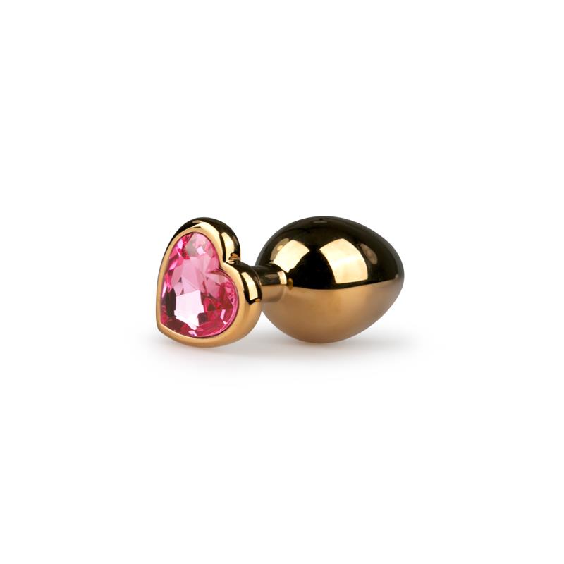 METAL ANAL PLUG NO. 7 - GOLD / PINK 1 METAL ANAL PLUG NO. 7 - GOLD / PINK