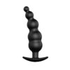 ANAL BUBBLE PLUG BLACK SILICONE