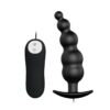 ANAL PLUG BUBBLES VIBRATOR BLACK WITHREMOTE CONTROL