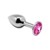 ANAL PLUG WITH PINK JEWEL SIZE M