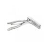 ANAL SPECULUM WITH 2 SPOONS CHROME SILVER
