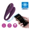 AUGUST COUPLES VIBRATOR WITH APP LILAC