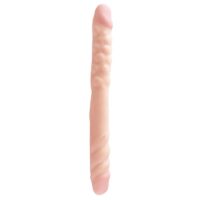 Basix Rubber Works 40,6 cm Double Dong ? Colour Flesh