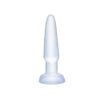 BASIX RUBBER WORKS BEGINNERS BUTT PLUG COLOUR CLEAR