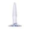 BASIX RUBBER WORKS MINI BUTT PLUG COLOUR CLEAR