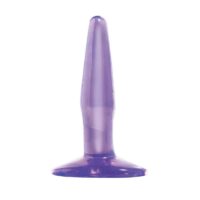 Basix Rubber Works Mini Butt Plug - Colour Purple
