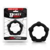 BEAD SOLID COCK RING SILICONE 35 CM BLACK