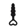 BEADED LUV PROBE 156 X 34 CM SILICONE BLACK
