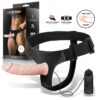 BEMAX DETACHABLE STRAP ON WITH HOLLOW DILDO VIBRATION AND REMOTE CONTROL