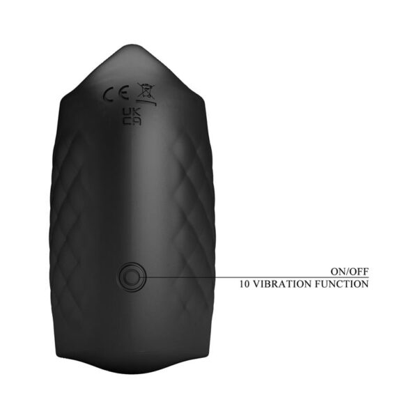 BLACK GLANS TRAINER VIBRATING MALE MASTURBATOR - IMAGE 10