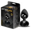 BLACKGEM METALIC BUTT PLUG WITH BLACK JEWEL SIZE S