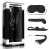 BONDAGE KIT DELUXE WITH VIBRATOR BLACK