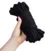 BONDAGE ROPE 10 M BLACK 5