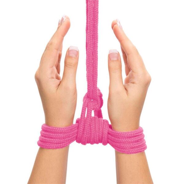 BONDAGE ROPE SOFT PINK - IMAGE 4