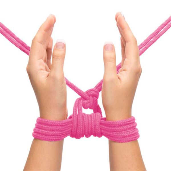 BONDAGE ROPE SOFT PINK - IMAGE 5