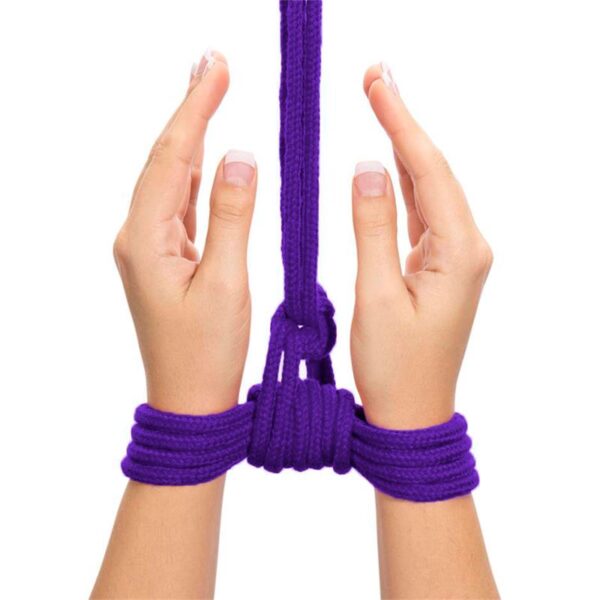 BONDAGE ROPE SOFT PURPLE - IMAGE 4