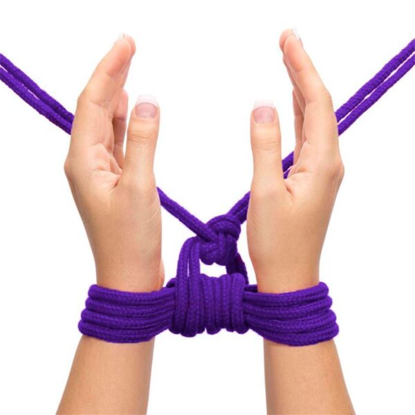 BONDAGE ROPE SOFT PURPLE - IMAGE 5