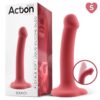 BOUNCY LIQUID SILICONE DILDO HIPER FLEXIBLE 65 165 CM SIZE S BURGUNDY