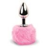 BUNNY TAIL BUTT PLUG WITH TAIL PINK