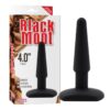 BUTT PLUG 4 SILICONE BLACK