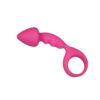 BUTT PLUG BUDY PINK SILICONE 13 CM