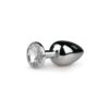 BUTT PLUG CLEAR CRYSTAL BASE NO 1