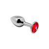 BUTT PLUG WITH RED JEWEL SIZE S