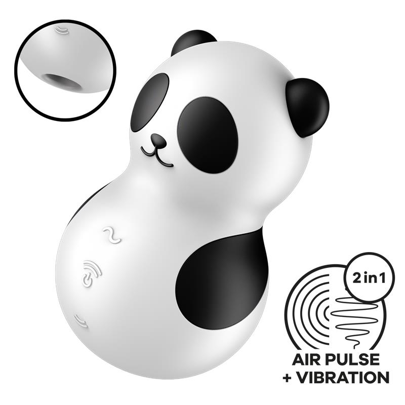 Satisfyer Pocket Panda clit sucker vibrator air pulse
