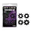 COCK RINGS SET BLACK