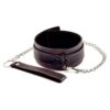 COLLAR AND LEASH BONDAGE BLACK