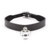 COLLAR WITH HOOP AND BELL BLACK