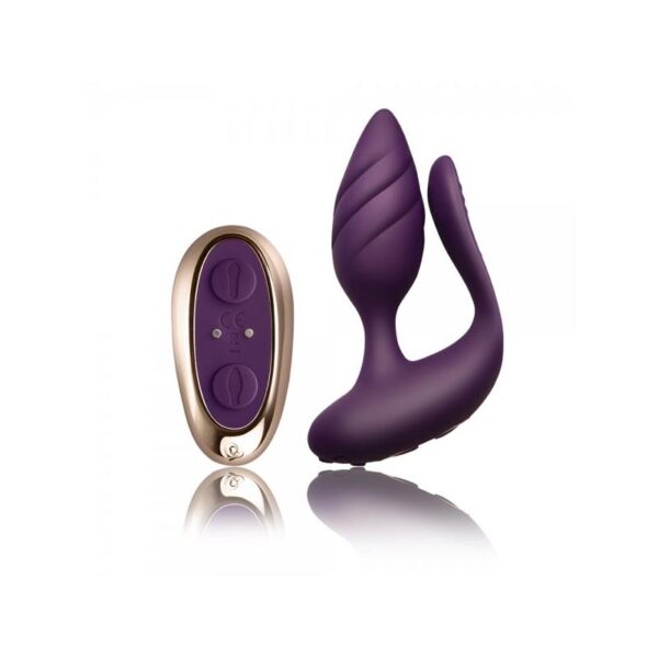 COUPLE STIMULATOR COCKTAIL REMOTE CONTROL PURPLE MAIN VIEW