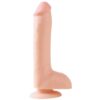 DILDO AND TESTICLES WITH SUCTION CUP FLESH 2