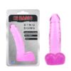 DILDO DING DONG CLEAR PINK