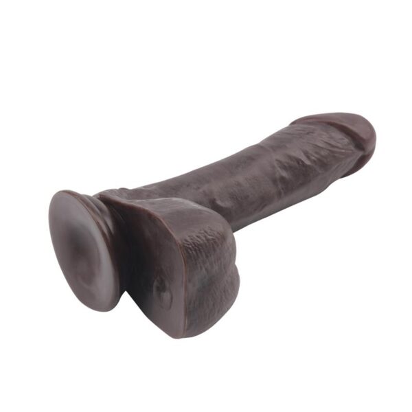 DILDO DUAL DENSITY FASHION DUDE 7.9 BROWN - IMAGE 4