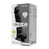 DILDO DUAL DENSITY MOD 1 9 BLACK