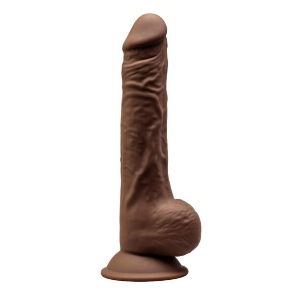 DILDO DUAL DENSITY MOD. 1 - 9.5 BROWN - IMAGE 2