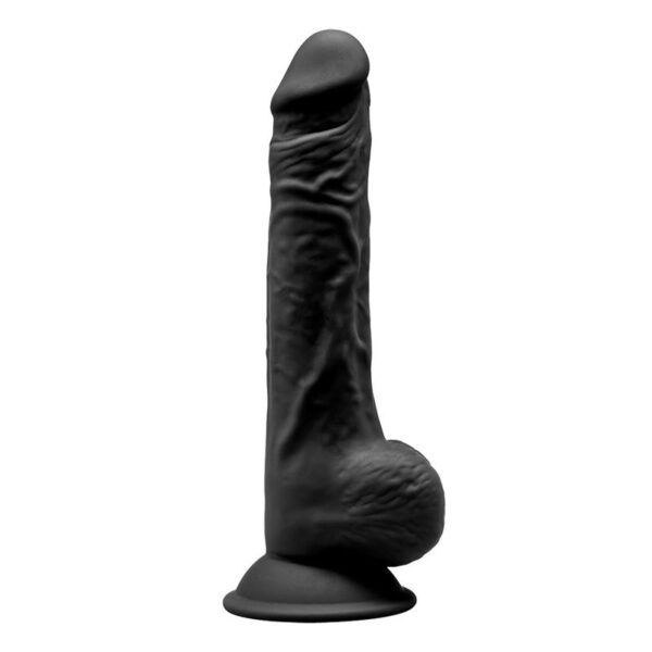 DILDO DUAL DENSITY MOD. 3 - 9.5 BLACK - IMAGE 3