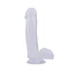 DILDO HI RUBBER 7 CLEAR