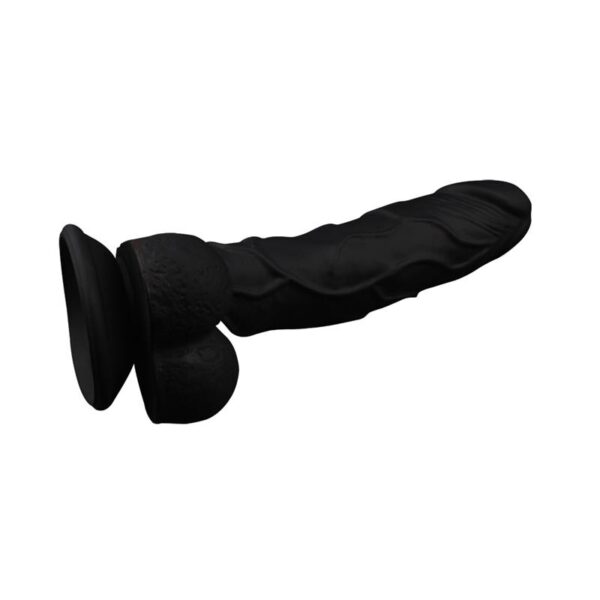 DILDO LABOUR 8 LIQUID SILICONE BLACK - IMAGE 3