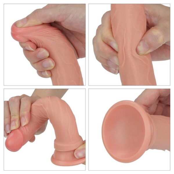 DILDO NATURE 7 LIQUID SILICONE FLESH - IMAGE 7