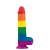 DILDO PRIDER 9 LIQUID SILICONE