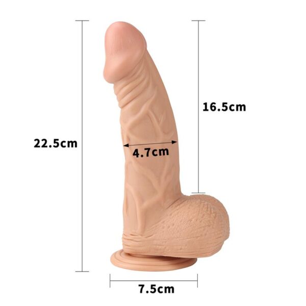 DILDO REAL EXTREME 9 FLESH - IMAGE 8