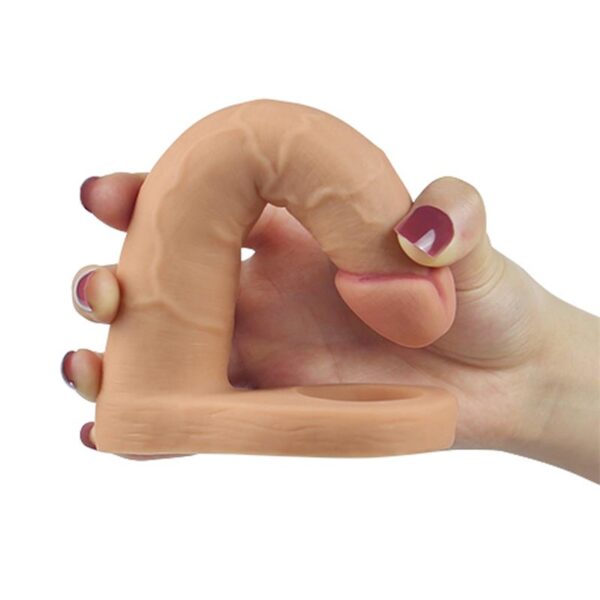 DILDO THE ULTRA SOFT DOUBLE 6.25 FLESH - IMAGE 2