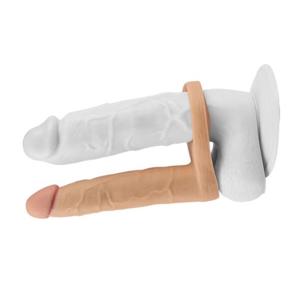 DILDO THE ULTRA SOFT DOUBLE 6.25 FLESH - IMAGE 6