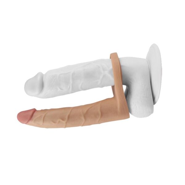 DILDO THE ULTRA SOFT DOUBLE 7 FLESH - IMAGE 4