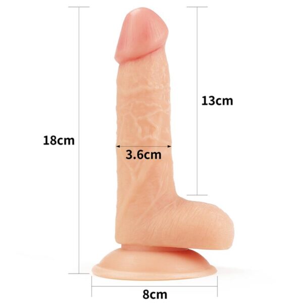 DILDO THE ULTRA SOFT DUDE 7 FLESH - IMAGE 9