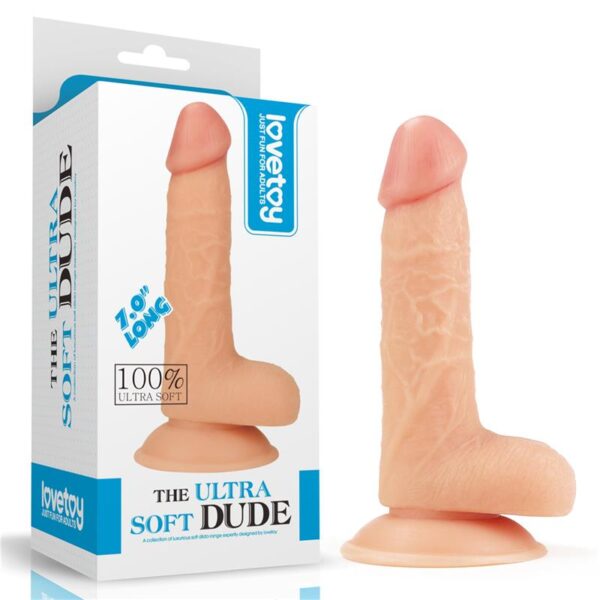 DILDO THE ULTRA SOFT DUDE 7 FLESH - IMAGE 10