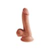 DILDOTRIPLE DENSITY WITH TESTICLES 65 CARAMEL